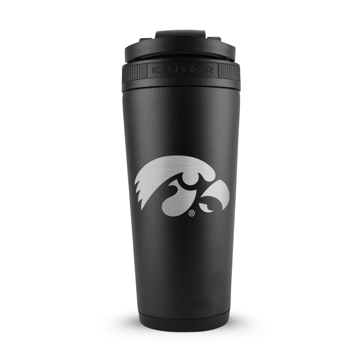 Officially Licensed University of Iowa 26oz Ice Shaker - Black