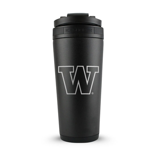 Officially Licensed University of Washington 26oz Ice Shaker - Black