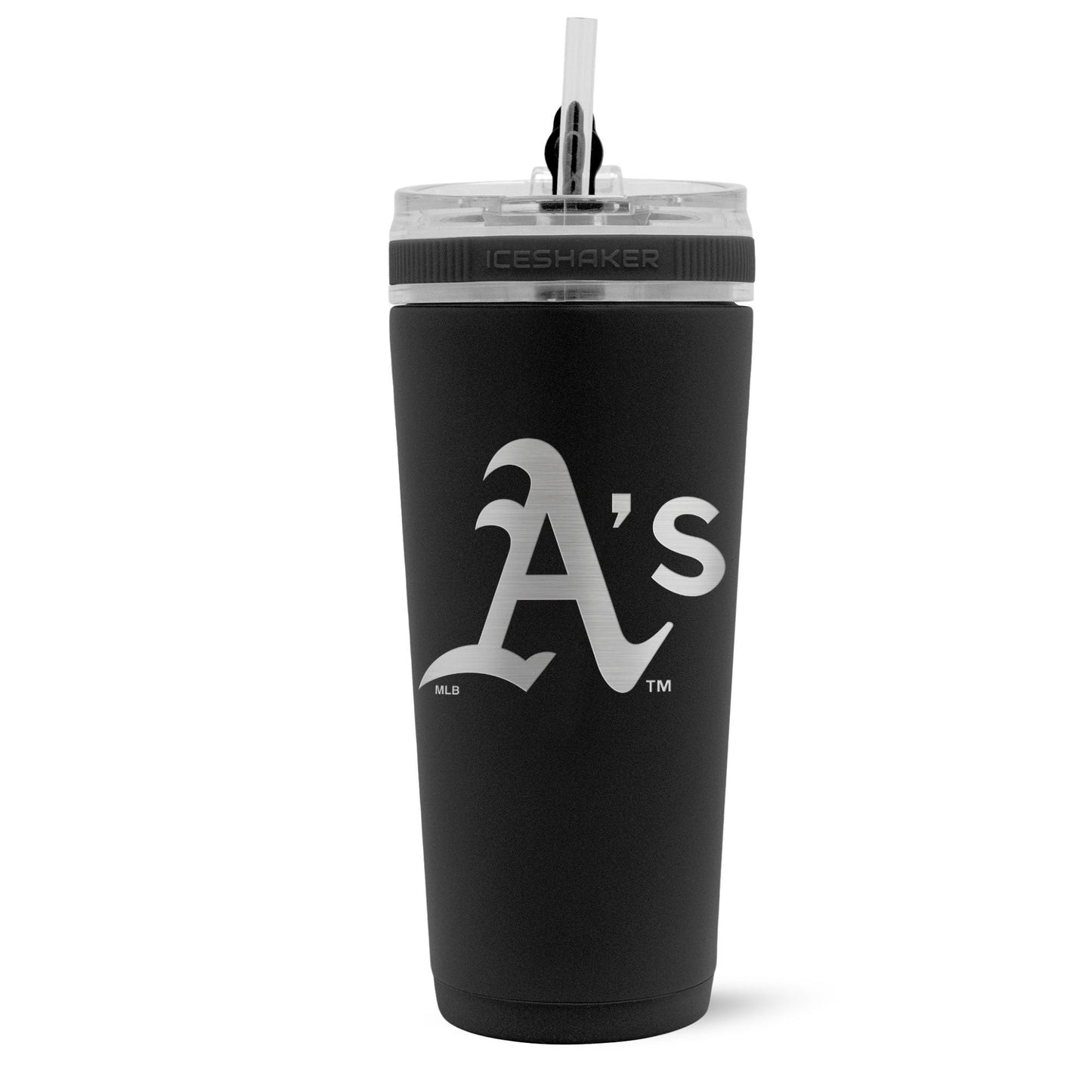 Officially Licensed Oakland Athletics 26oz Flex Bottle - Black