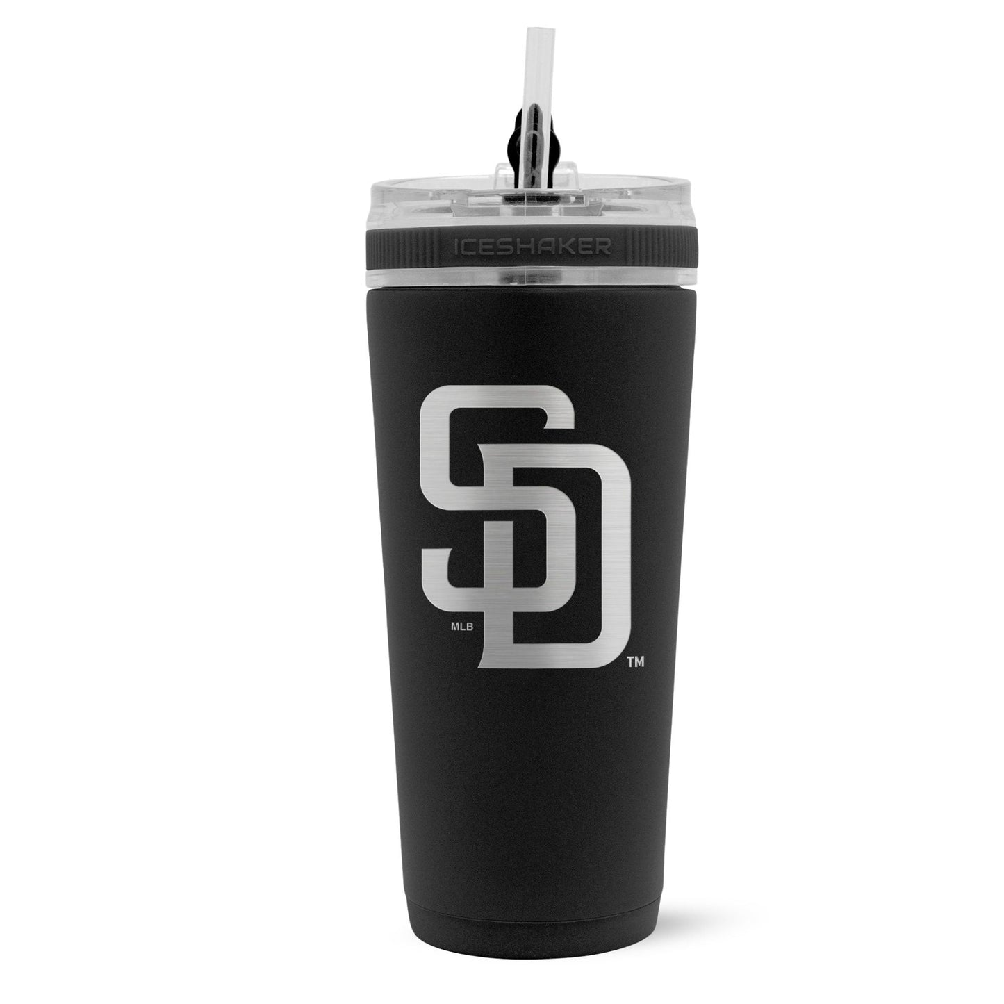 Officially Licensed San Diego Padres 26oz Flex Bottle - Black