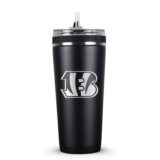 Officially Licensed Cincinnati Bengals 26oz Flex Bottle - Black