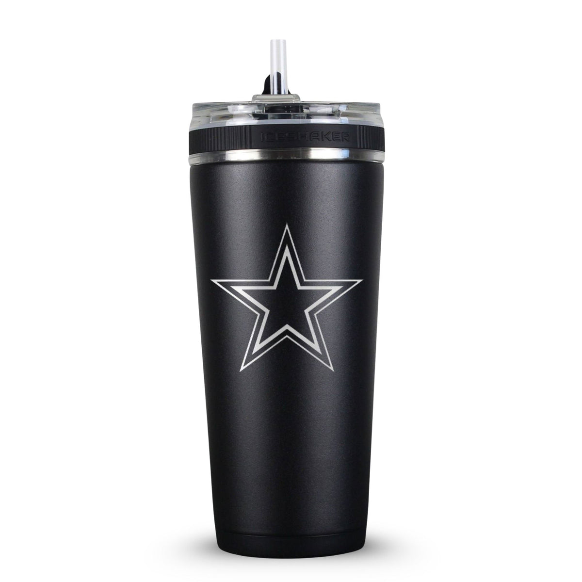 Officially Licensed Dallas Cowboys 26oz Flex Bottle - Black