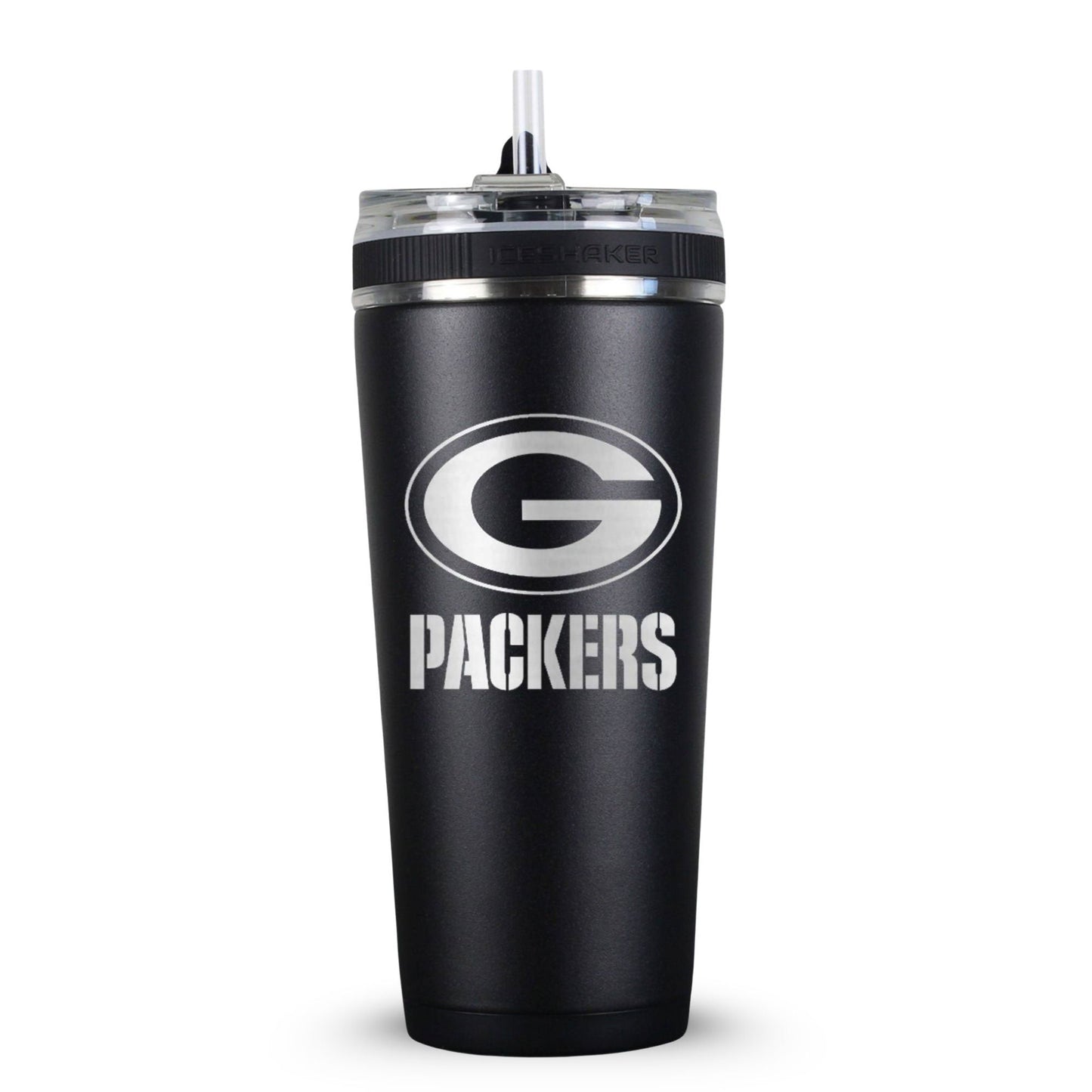 Officially Licensed Green Bay Packers 26oz Flex Bottle - Black