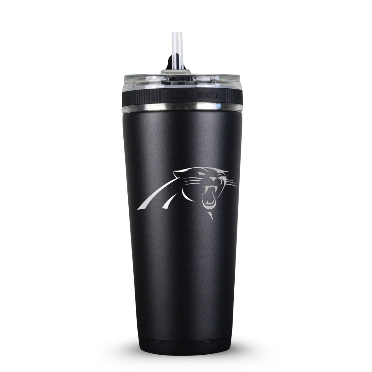 Officially Licensed Carolina Panthers 26oz Flex Bottle - Black