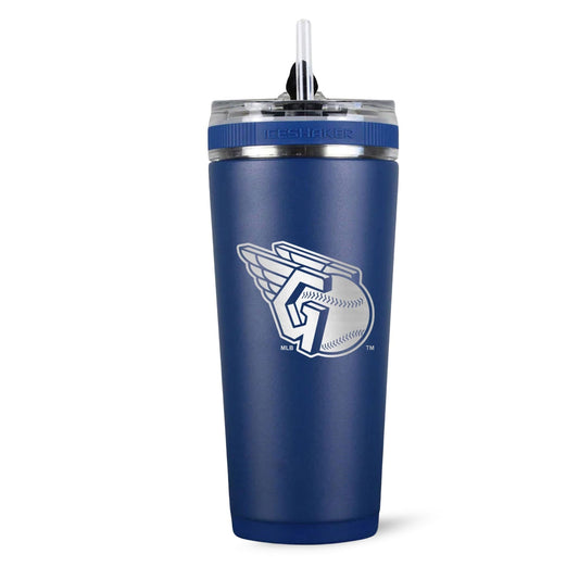 Officially Licensed Cleveland Guardians 26oz Flex Bottle - Navy