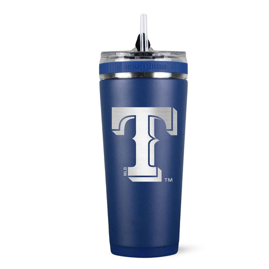 Officially Licensed Texas Rangers 26oz Flex Bottle - Navy