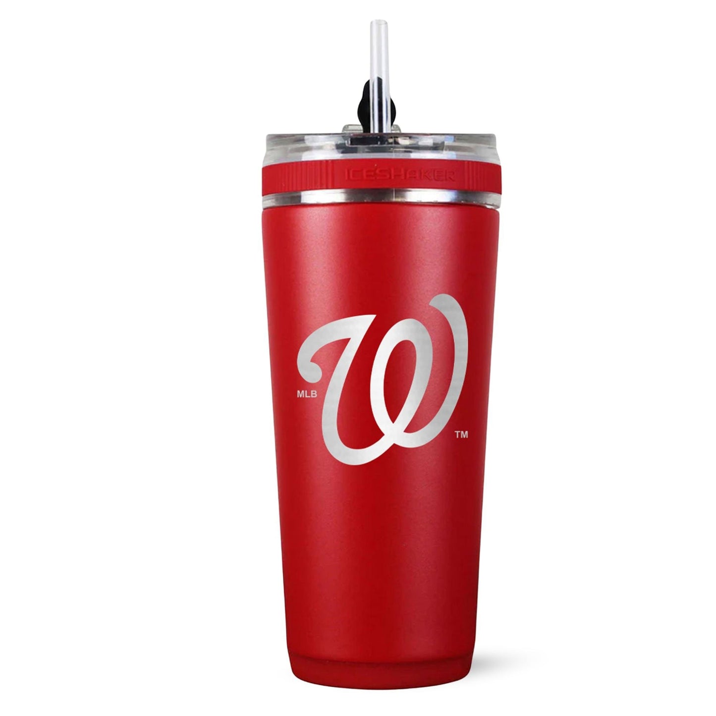 Officially Licensed Washington Nationals 26oz Flex Bottle Full Logo - Red