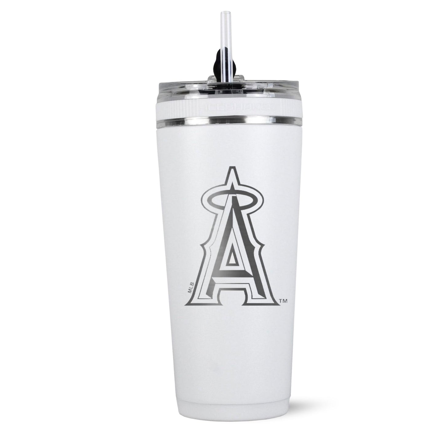 Officially Licensed Los Angeles Angels 26oz Flex Bottle - White