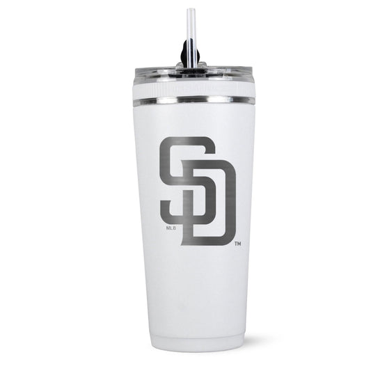 Officially Licensed San Diego Padres 26oz Flex Bottle - White