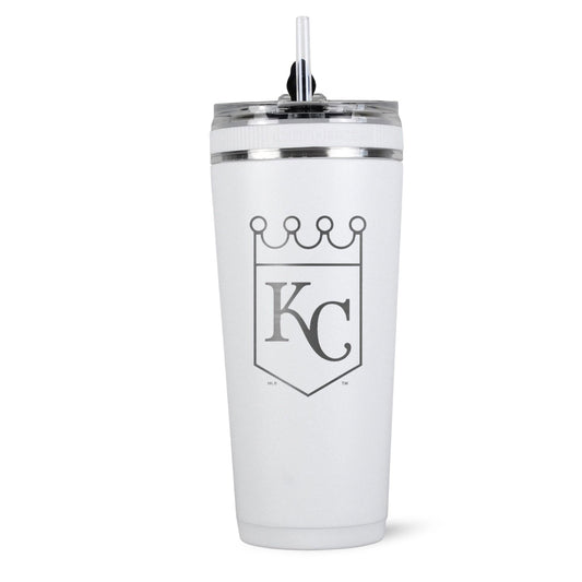 Officially Licensed Kansas City Royals 26oz Flex Bottle - White