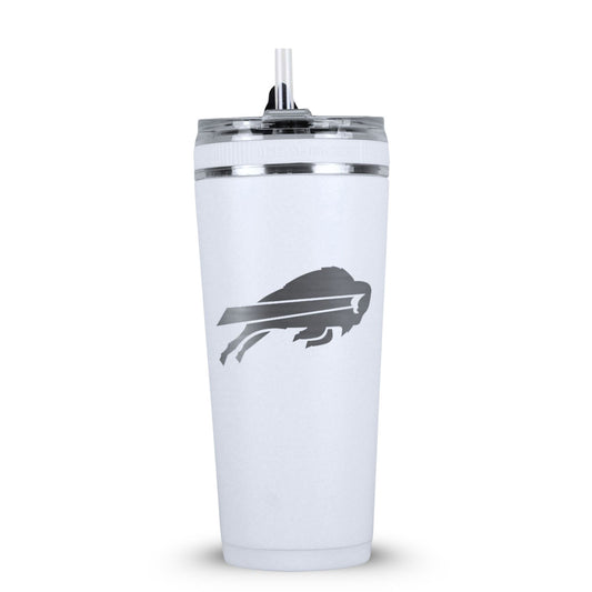 Officially Licensed Buffalo Bills 26oz Flex Bottle - White