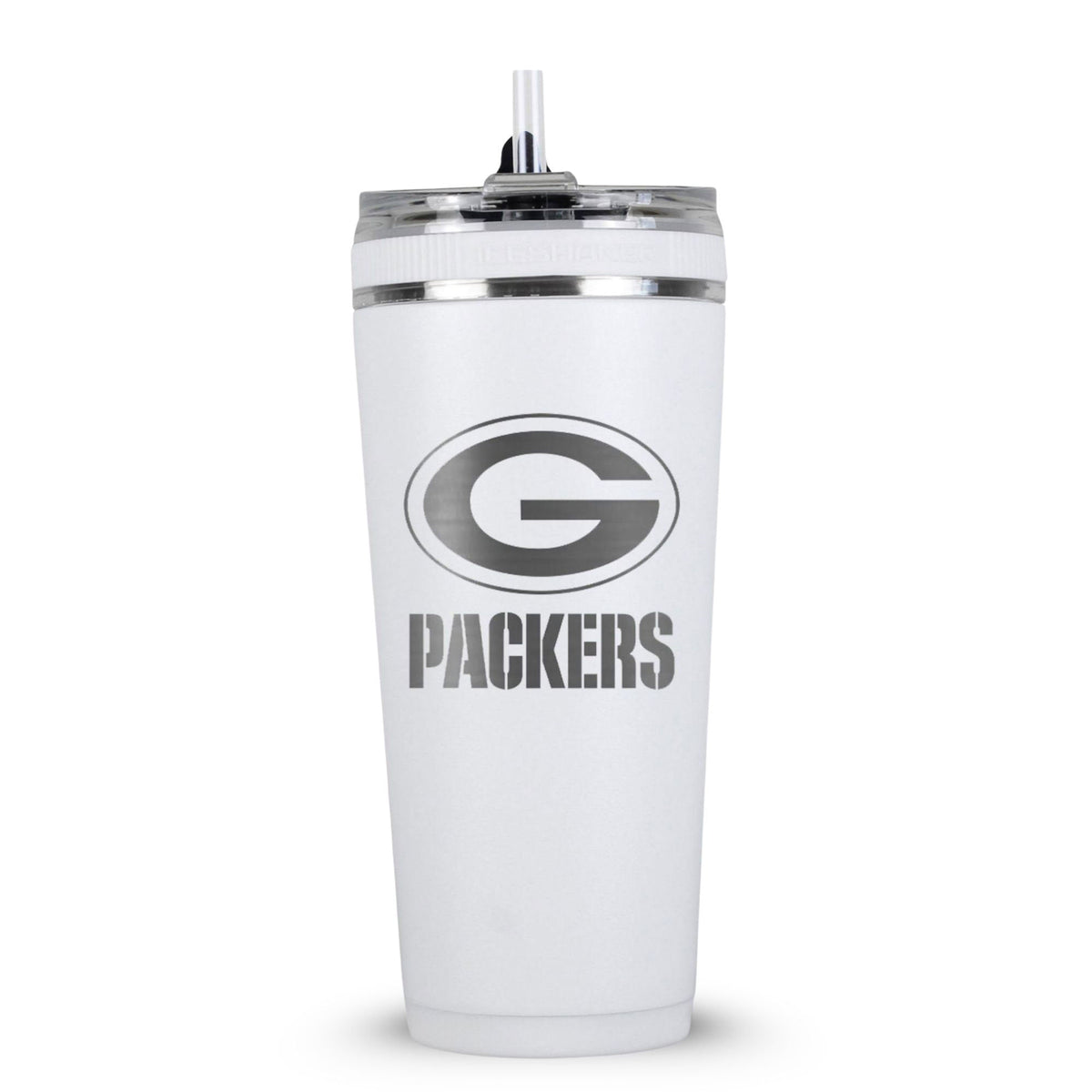 Officially Licensed Green Bay Packers 26oz Flex Bottle - White