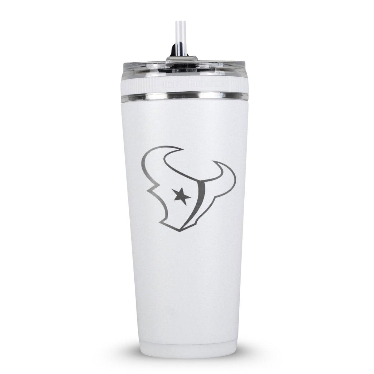 Officially Licensed Houston Texans 26oz Flex Bottle - White