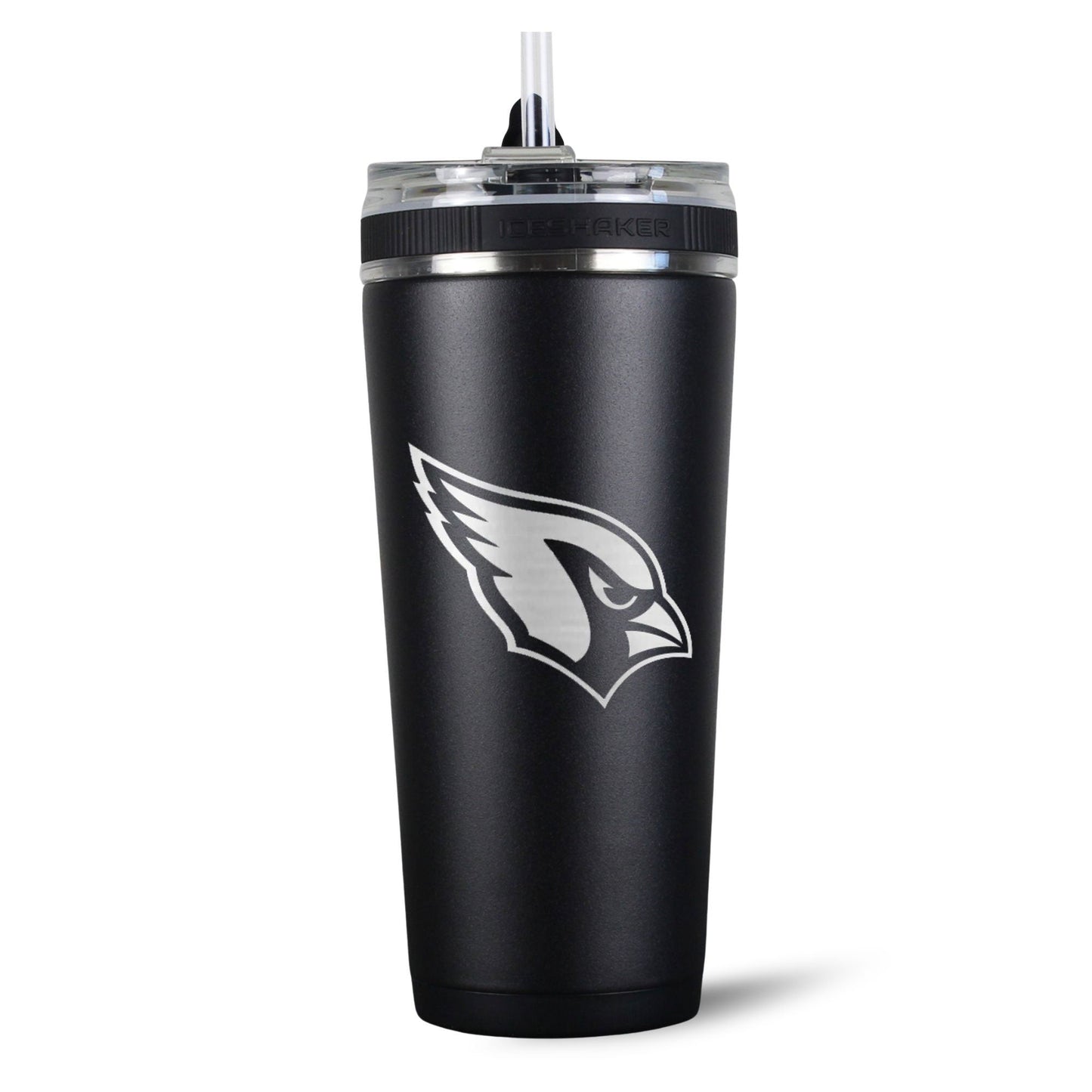 Officially Licensed Arizona Cardinals 26oz Flex Bottle - Black