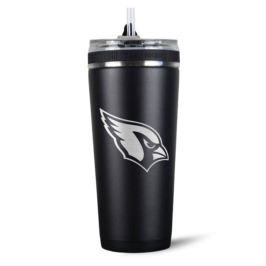 Officially Licensed Arizona Cardinals 26oz Flex Bottle - Black