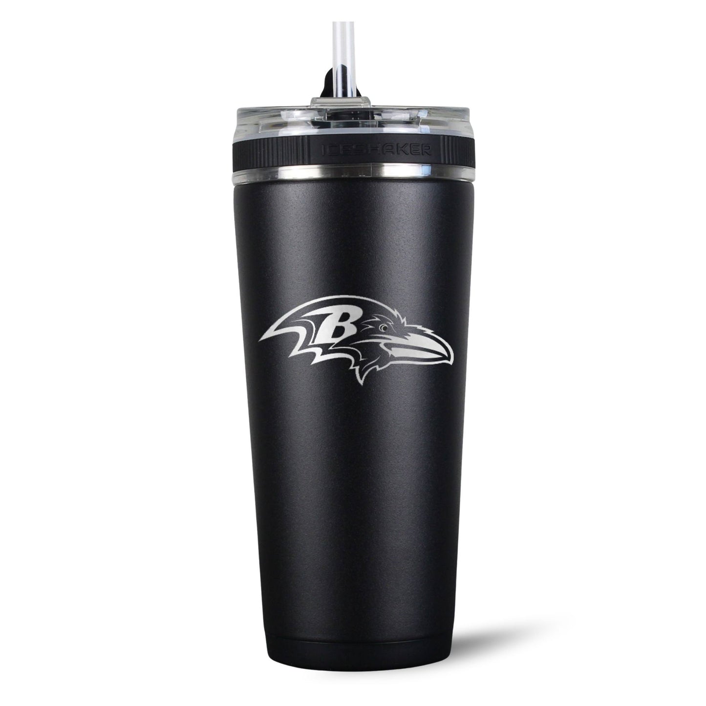 Officially Licensed Baltimore Ravens 26oz Flex Bottle - Black