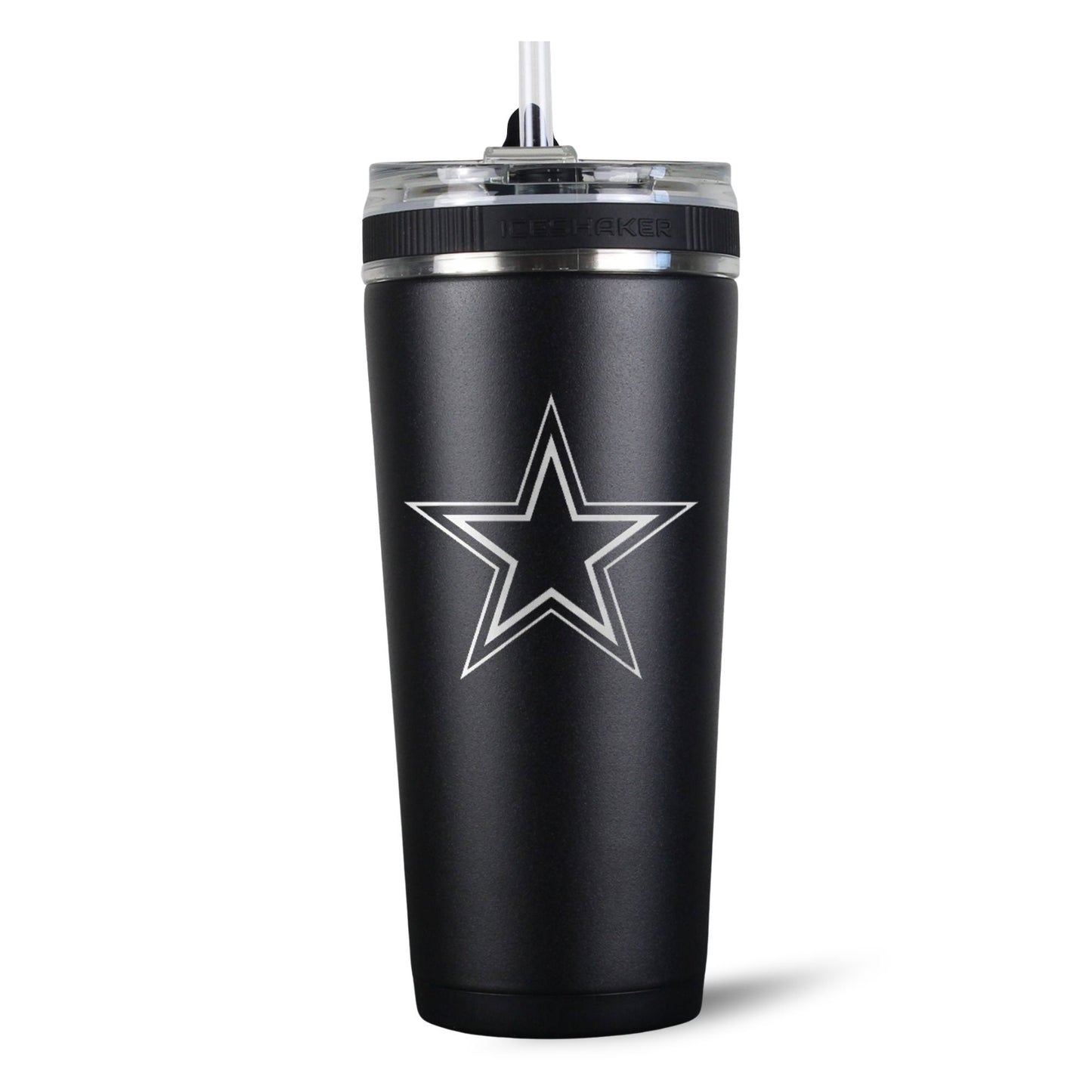 Officially Licensed Dallas Cowboys 26oz Flex Bottle - Black