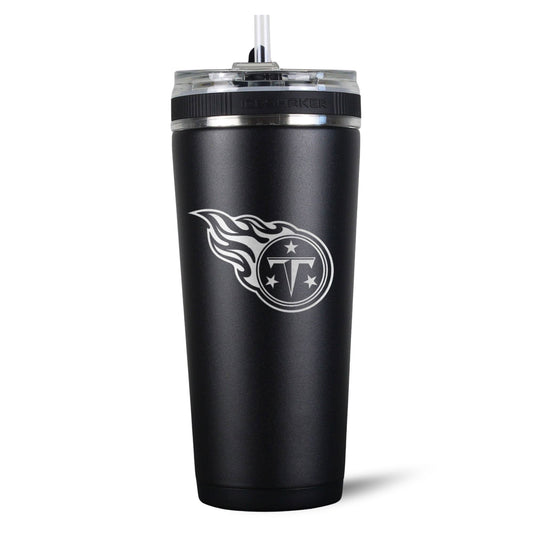 Officially Licensed Tennessee Titans 26oz Flex Bottle - Black