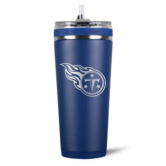Officially Licensed Tennessee Titans 26oz Flex Bottle - Navy