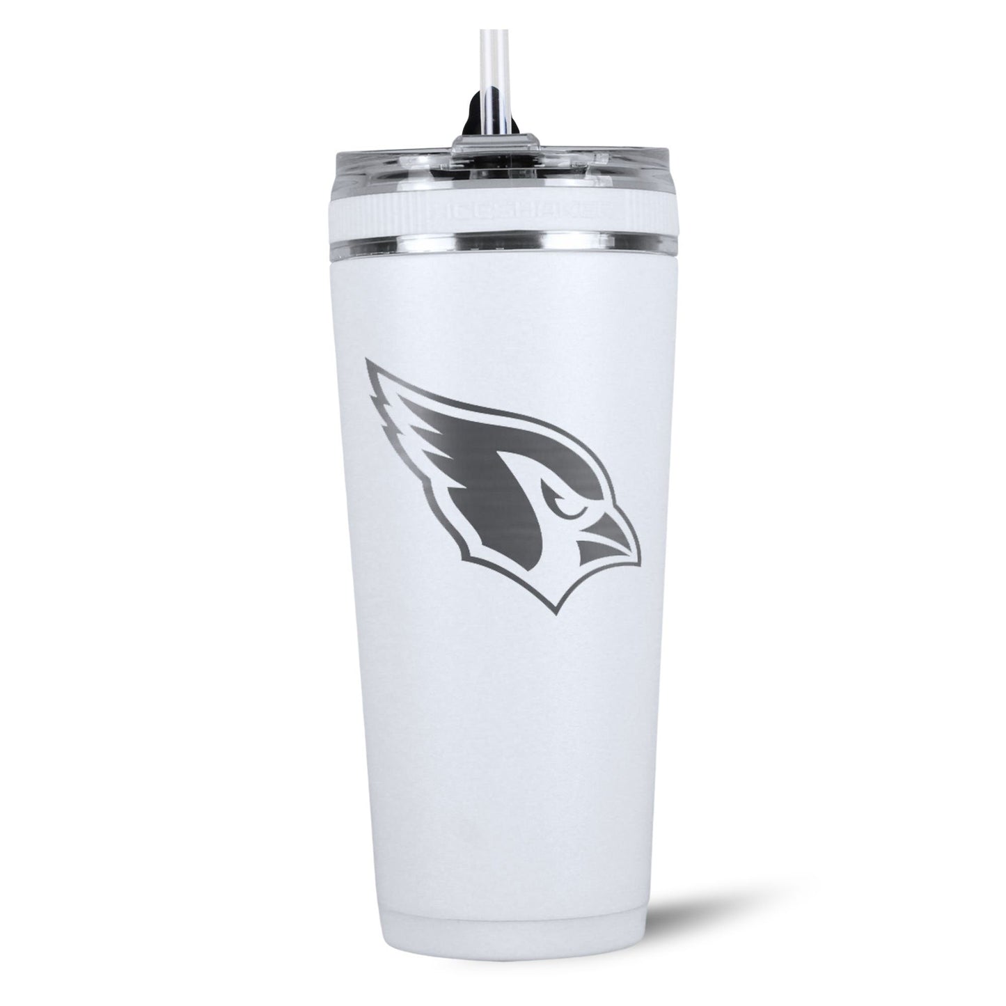 Officially Licensed Arizona Cardinals 26oz Flex Bottle - White