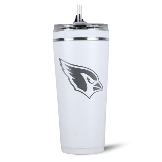 Officially Licensed Arizona Cardinals 26oz Flex Bottle - White