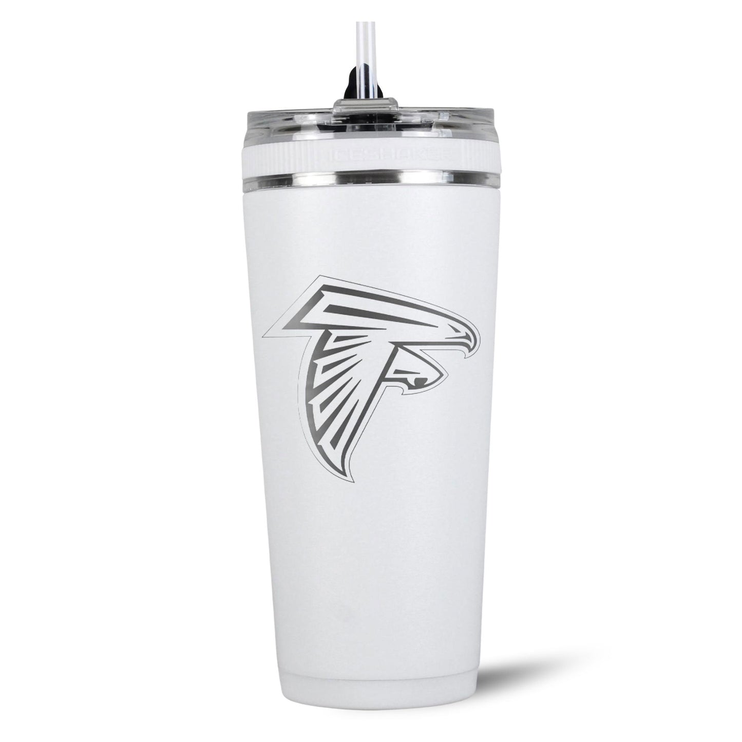 Officially Licensed Atlanta Falcons 26oz Flex Bottle - White