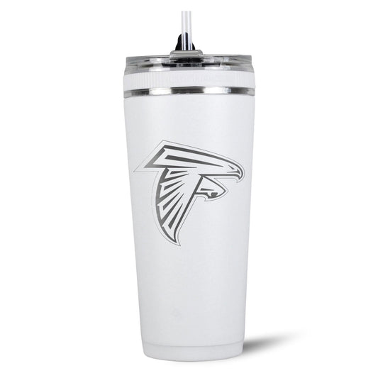 Officially Licensed Atlanta Falcons 26oz Flex Bottle - White
