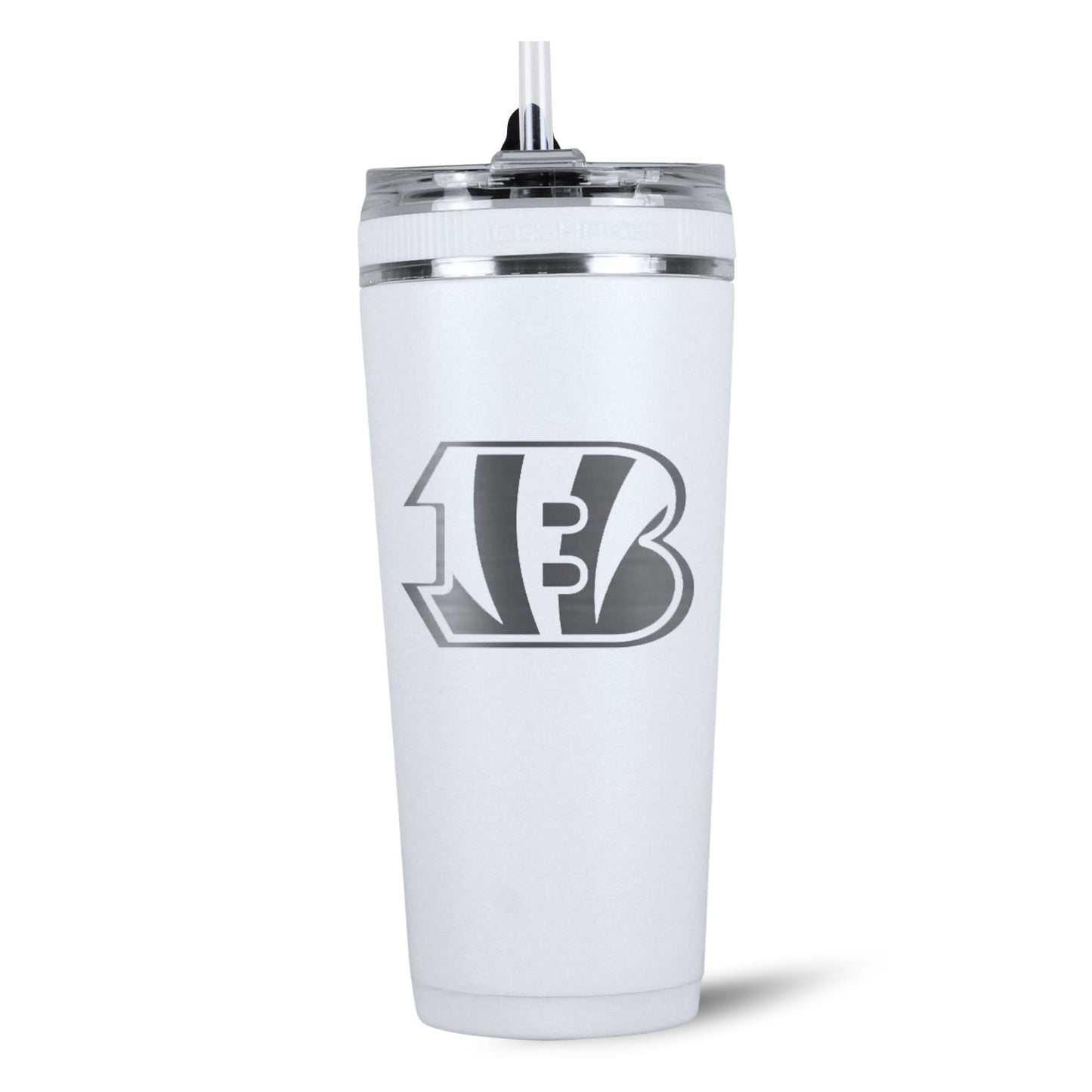 Officially Licensed Cincinnati Bengals 26oz Flex Bottle - White