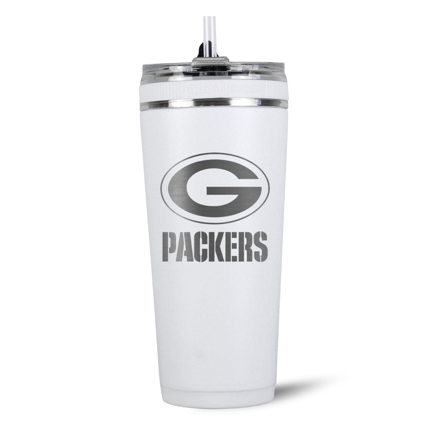 Officially Licensed Green Bay Packers 26oz Flex Bottle - White