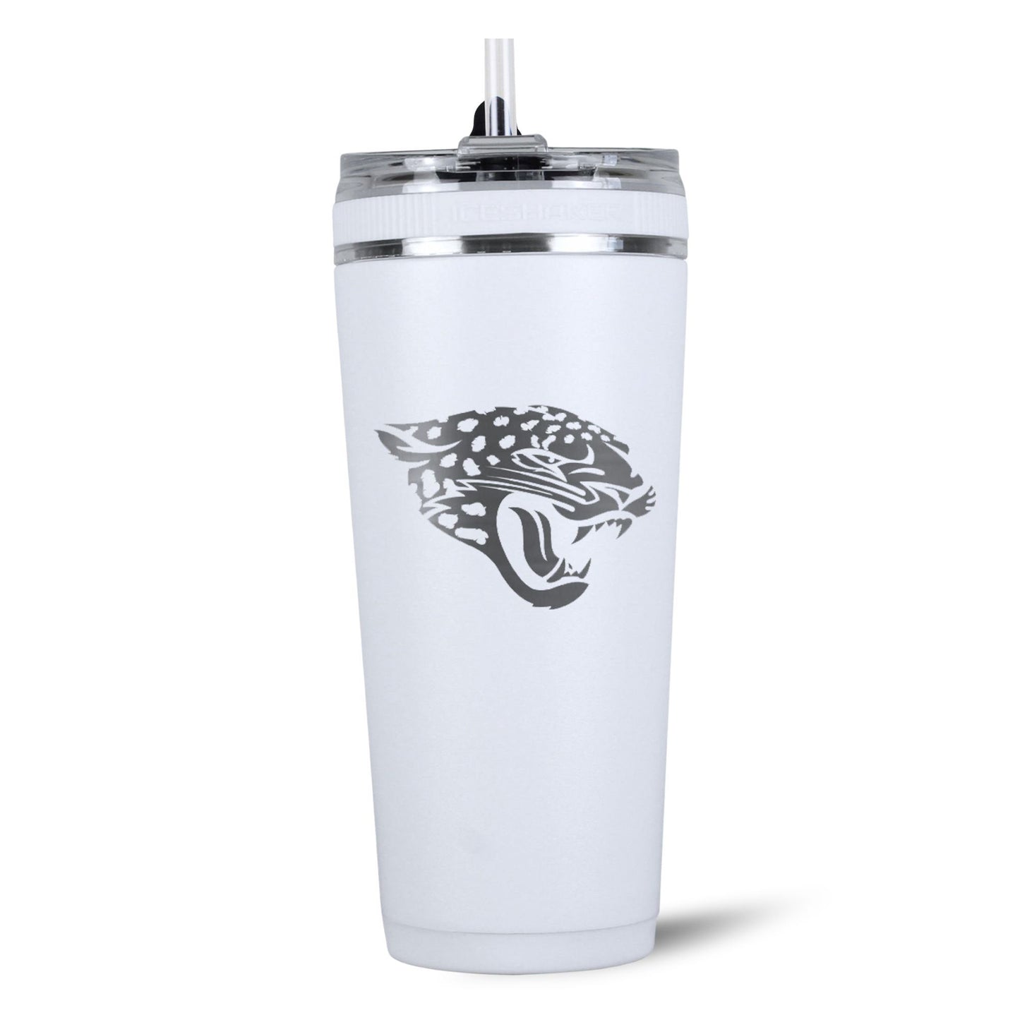 Officially Licensed Jacksonville Jaguars 26oz Flex Bottle - White
