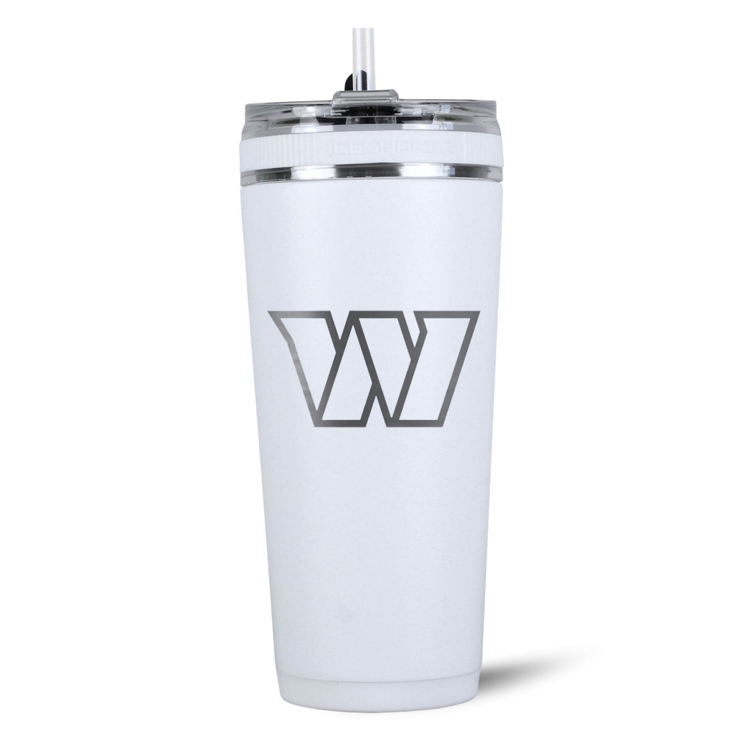 Officially Licensed Washington Commanders 26oz Flex Bottle - White