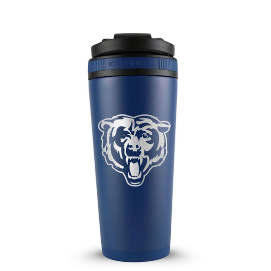 Officially Licensed Chicago Bears 26oz Ice Shaker - Navy