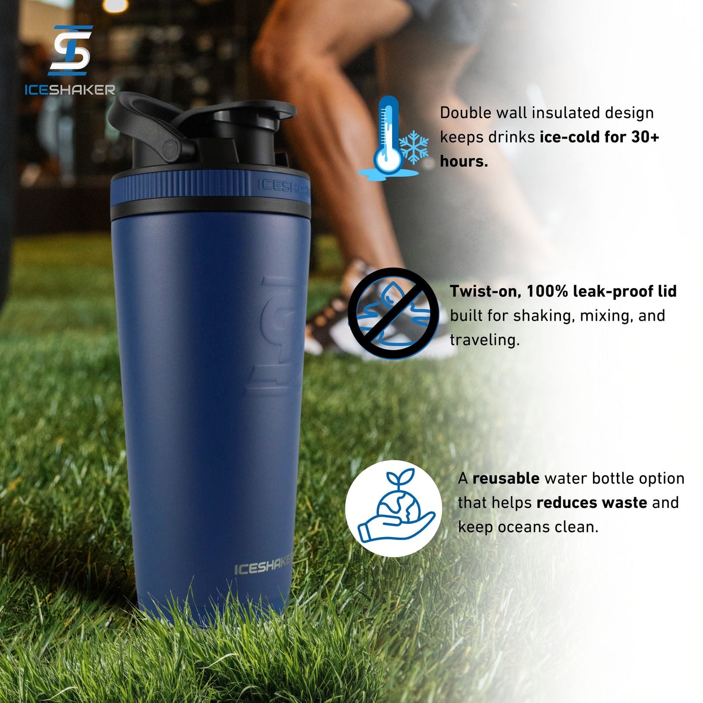 Officially Licensed Seattle Seahawks 26oz Ice Shaker