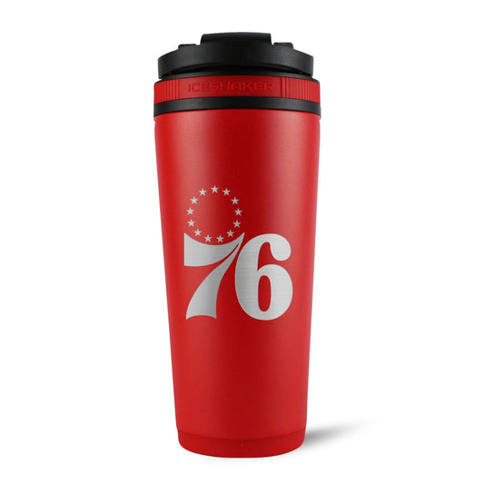 Officially Licensed Philadelphia 76ers 26oz Ice Shaker - Red