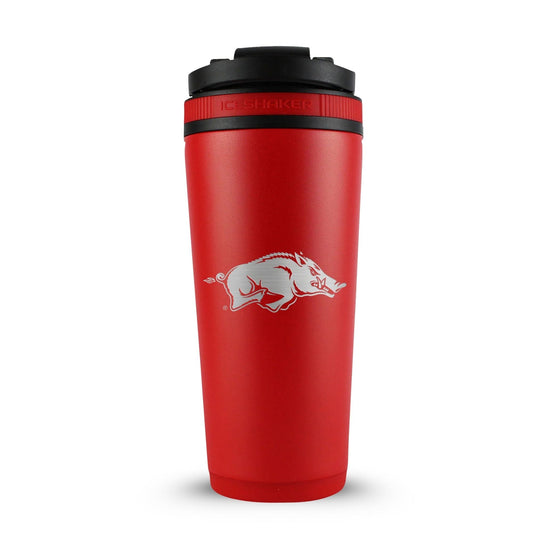 Officially Licensed University of Arkansas 26oz Ice Shaker - Red