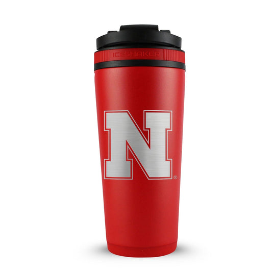 Officially Licensed University of Nebraska 26oz Ice Shaker - Red