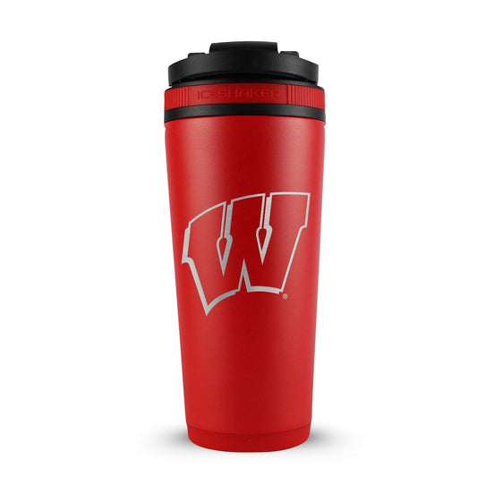Officially Licensed University of Wisconsin 26oz Ice Shaker - Red