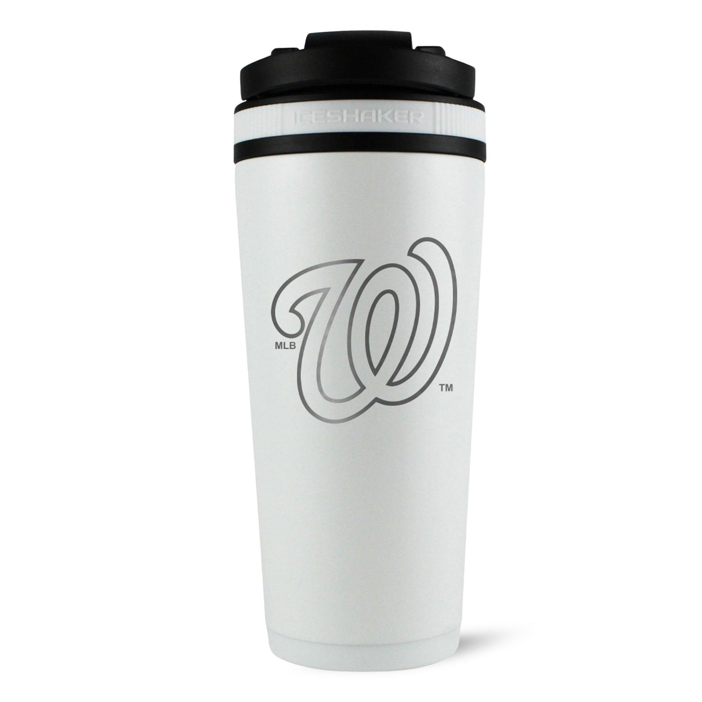 Officially Licensed Washington Nationals 26oz Ice Shaker - White