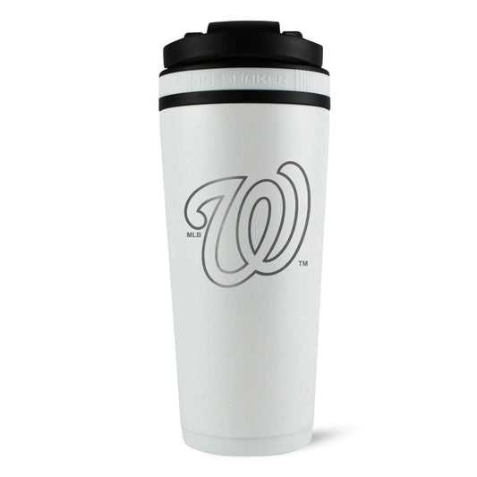 Officially Licensed Washington Nationals 26oz Ice Shaker - White