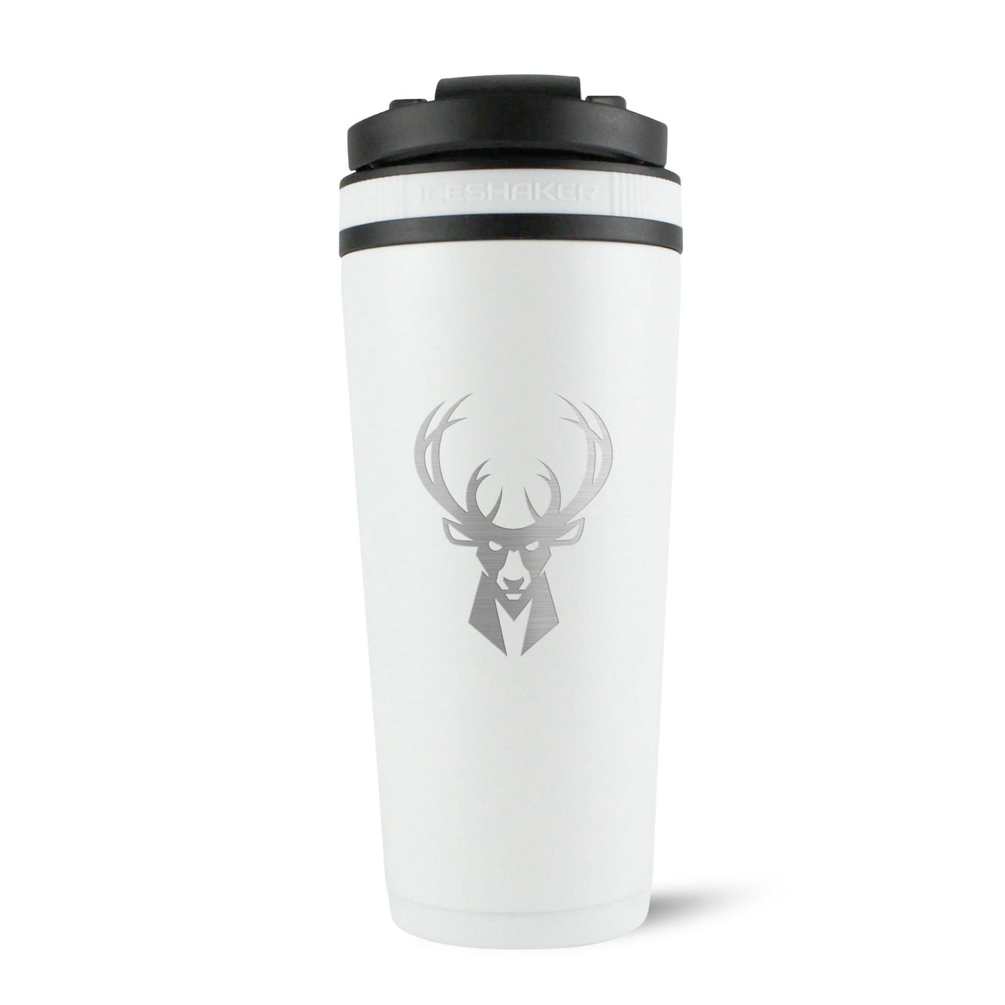 Officially Licensed Milwaukee Bucks 26oz Ice Shaker