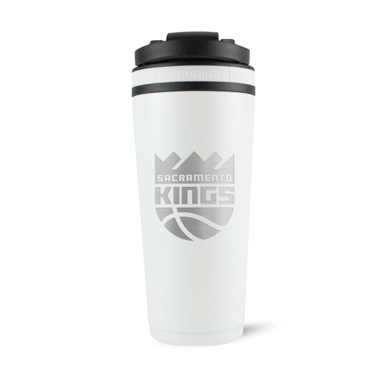 Officially Licensed Sacramento Kings 26oz Ice Shaker - White