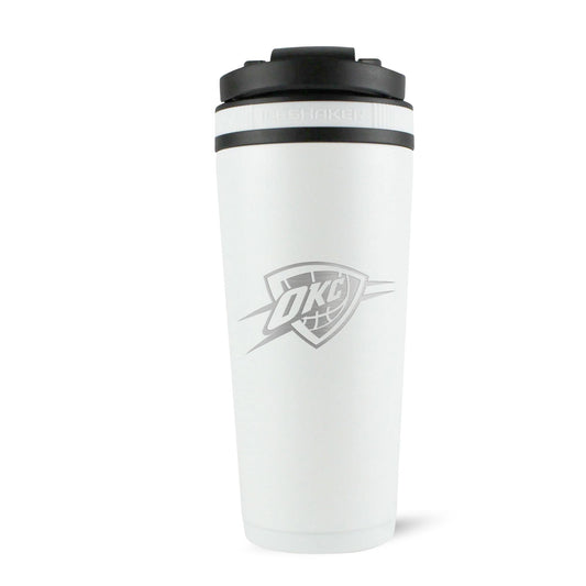 Officially Licensed Oklahoma City Thunder 26oz Ice Shaker - White