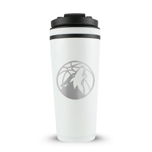 Officially Licensed Minnesota Timberwolves 26oz Ice Shaker - White