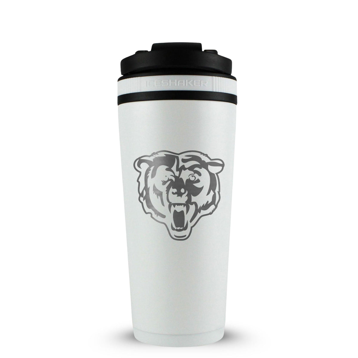 Officially Licensed Chicago Bears 26oz Ice Shaker - White