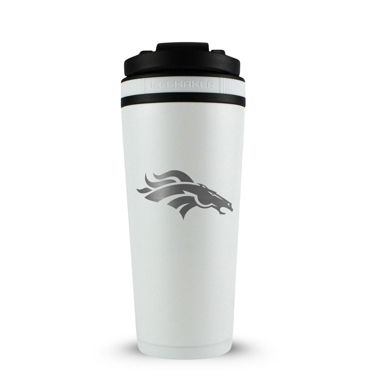 Officially Licensed Denver Broncos 26oz Ice Shaker - White