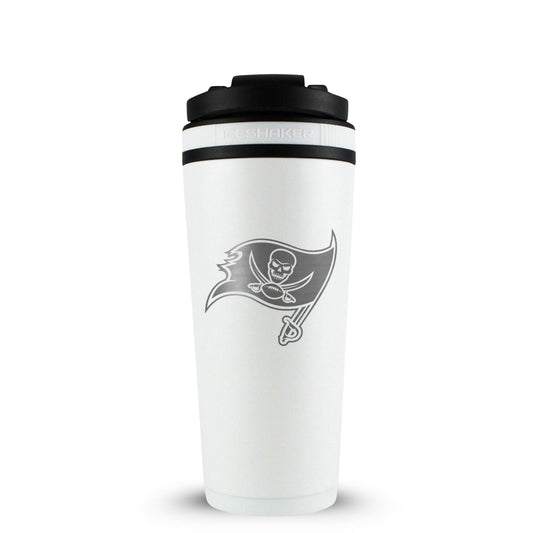 Officially Licensed Tampa Bay Buccaneers 26oz Ice Shaker - White