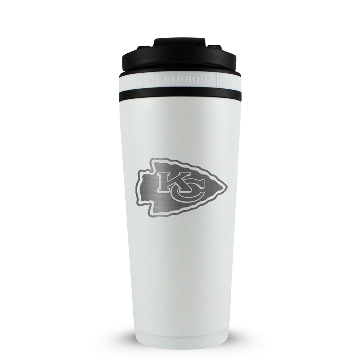 Officially Licensed Kansas City Chiefs 26oz Ice Shaker - White