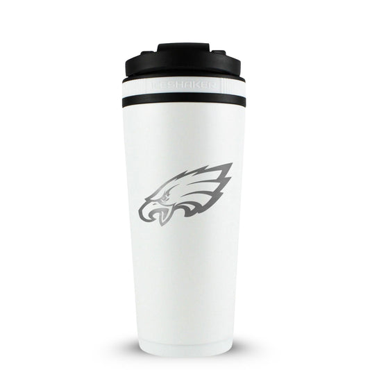 Officially Licensed Philadelphia Eagles 26oz Ice Shaker - White