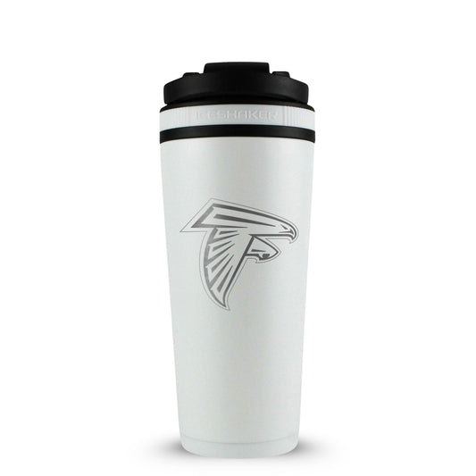 Officially Licensed Atlanta Falcons 26oz Ice Shaker - White