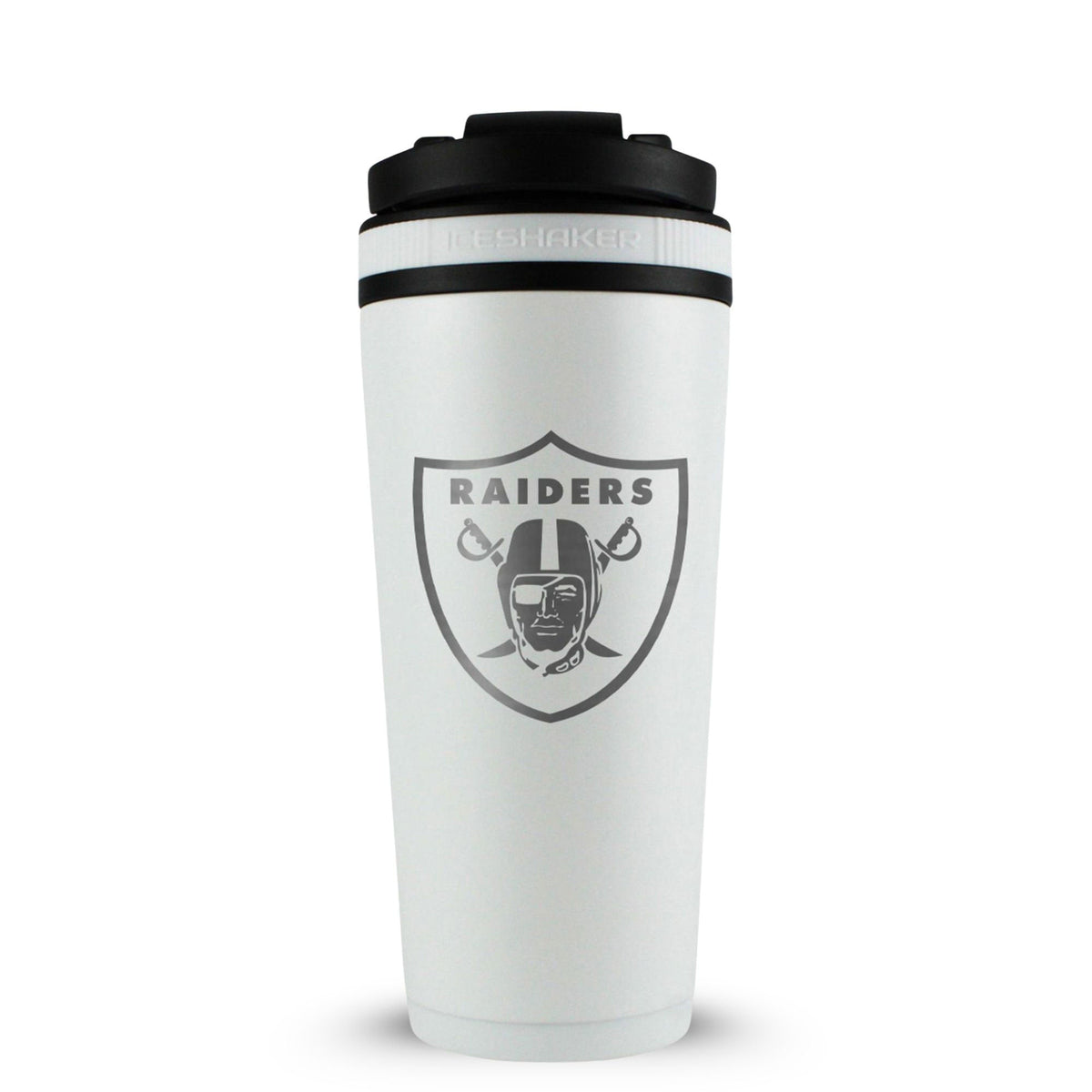 Officially Licensed Las Vegas Raiders 26oz Ice Shaker - White